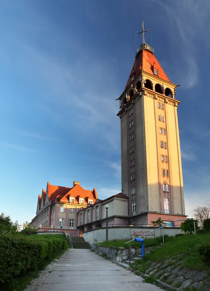 Oude toren in wladyslawowo - Polen — Stockfoto