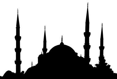 İstanbul - Sultanahmet Camii - siluet