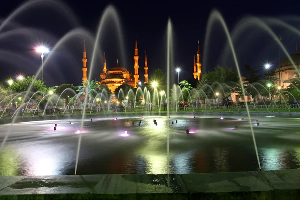 蓝色清真寺在伊斯坦布尔-土耳其 — 图库照片