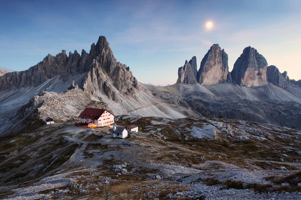 Tre cime di lavaredo ドロマイトのアルプス イタリア ヨーロッパ — ストック写真