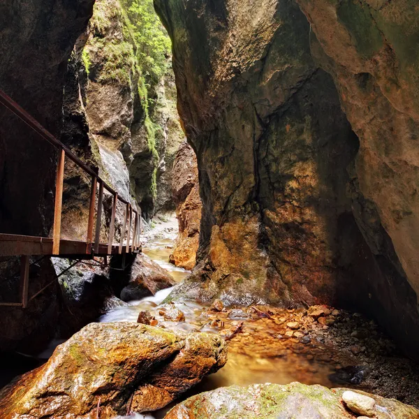 Canyon in janosikove diery - Slovakia — Stock Photo, Image