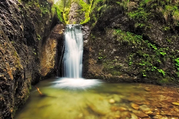 Waterfalls janosikove diery in Slovakia — Stock Photo, Image