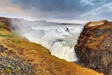 gullfoss şelale, İzlanda