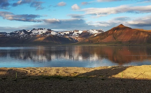 Ładne góry Islandii kraju - Snæfellsnes — Zdjęcie stockowe