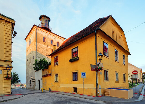 Lotrscak tower in Zagreb, Croatia