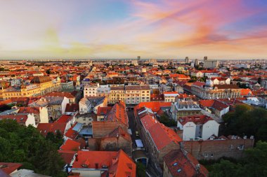 Zagreb cityspace clipart