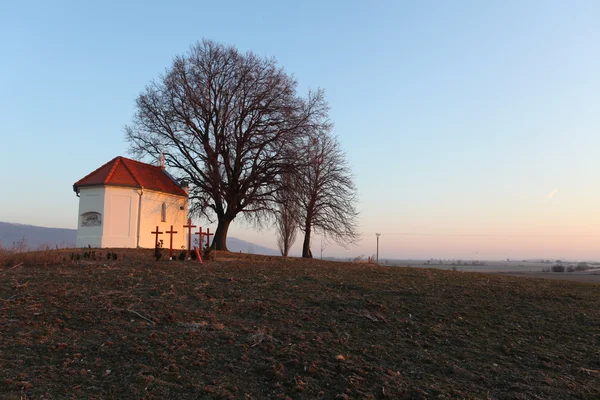 Nice Catholic Chapel in eastern Europe - Slovakia — Stock Photo, Image