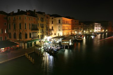 Rialto köprüsünden Venedik