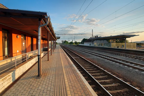 Passagier treinstation — Stockfoto