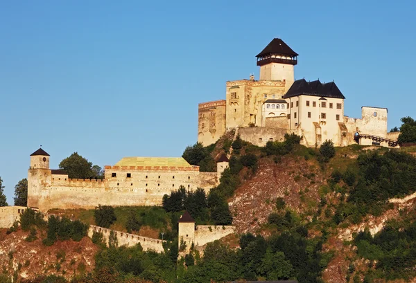 Zamek Trenczyn, Słowacja Obrazek Stockowy