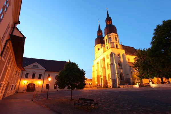Saint nicolas kirche in trnava, slowakei - osteuropa — Stockfoto