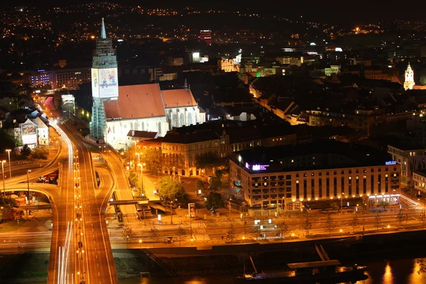 Bratislava - aerial view — Stock Photo, Image