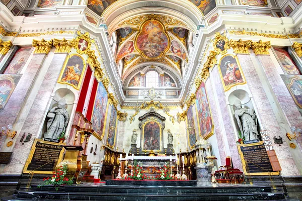 Interior de Catedral San Nicolás — Foto de Stock