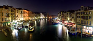 Venedik - rialto Köprüsü'nden panoramik görünüm