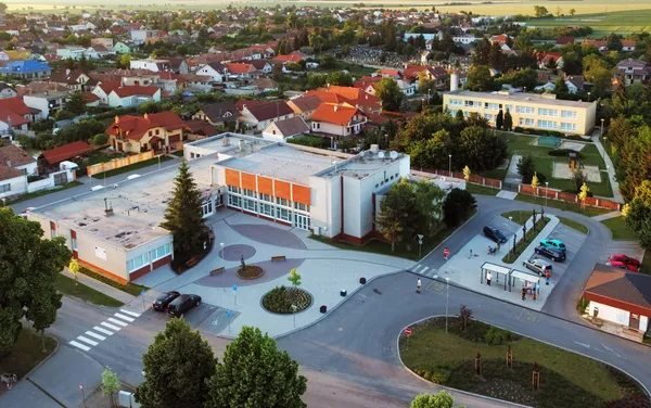 Häuser - Luftaufnahme, Slowakei — Stockfoto