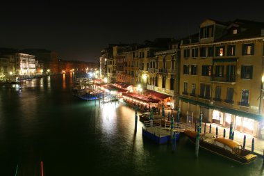 Rialto köprüsünden Venedik