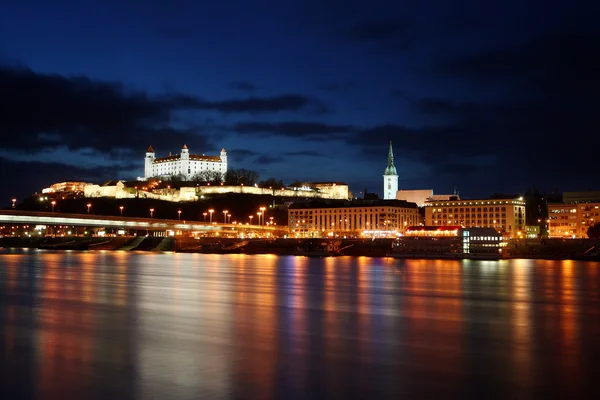 Bratislava al crepuscolo — Foto Stock