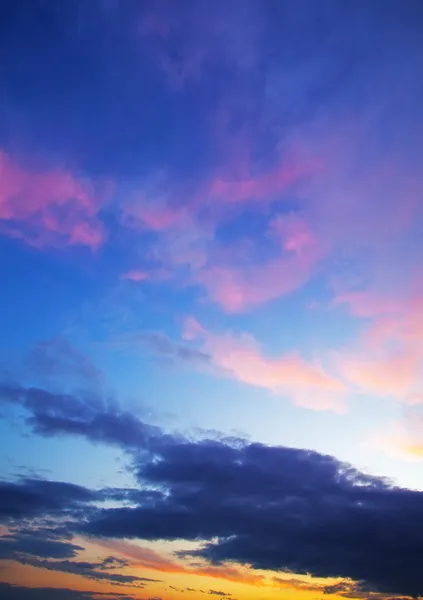 ピンク - 紫の空 — ストック写真