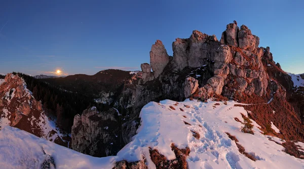 Slovakien berg vinterlandskap — Stockfoto