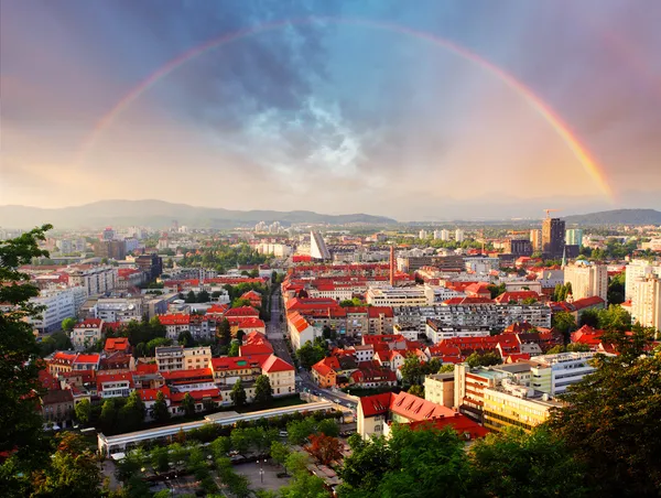 Ljubljana, huvudstad i slovenien — Stockfoto