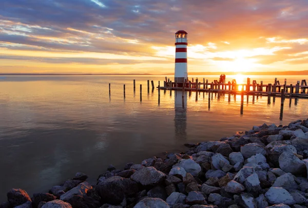 Coucher de soleil océan — Photo