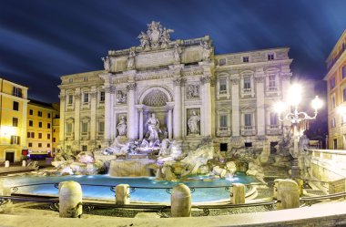 Rome, İtalya - ünlü trevi Çeşmesi (İtalyanca: fontana di trevi)
