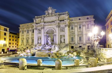 Rome, Italy - famous Trevi Fountain (Italian: Fontana di Trevi) clipart