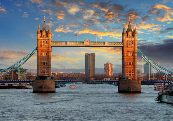 Λονδίνο - γέφυρα του πύργου, Ηνωμένο Βασίλειο — Φωτογραφία Αρχείου