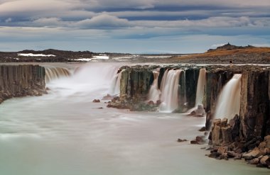 Selfoss şelale vatnajokull Milli Park, kuzeydoğu icelan