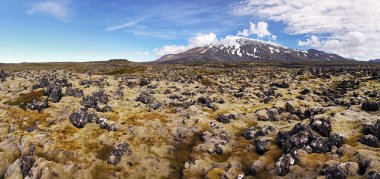 yanardağ lav alanı - snaefellsjokull olan Batı İzlanda