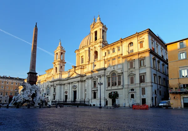 Piazza navona, Rzym. Włochy — Zdjęcie stockowe