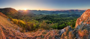 Slovakya bahar orman panorama