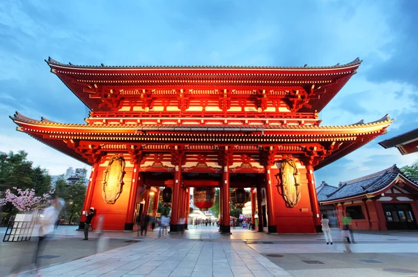 Τόκιο - Sensoji-ji, Ναός στην Ασακούσα, Ιαπωνία — Φωτογραφία Αρχείου