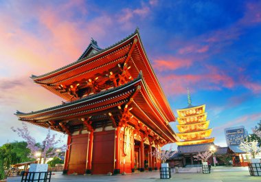 Tokyo - Sensoji-ji, Japonya Asakusa Tapınağı