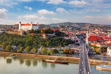 Bratislava - aerial view clipart