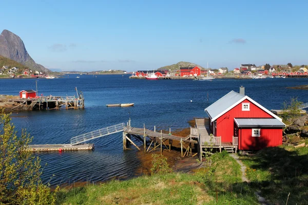 Vissersdorpje van reine — Stockfoto