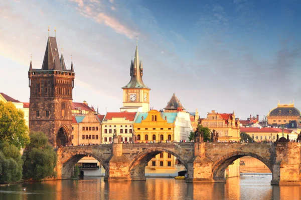 Karlsbron i Prag, Tjeckien — Stockfoto