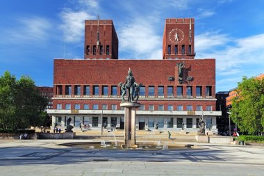 Belediye - radhuset, oslo, Norveç