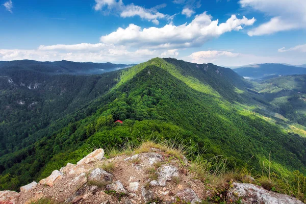 Slovakya Muranska Düzlemi Yeşil Dağ Manzarası — Stok fotoğraf
