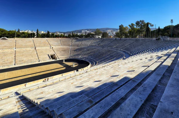 Athènes Stade Panathénaïque Dans Une Journée Été Grèce — Photo