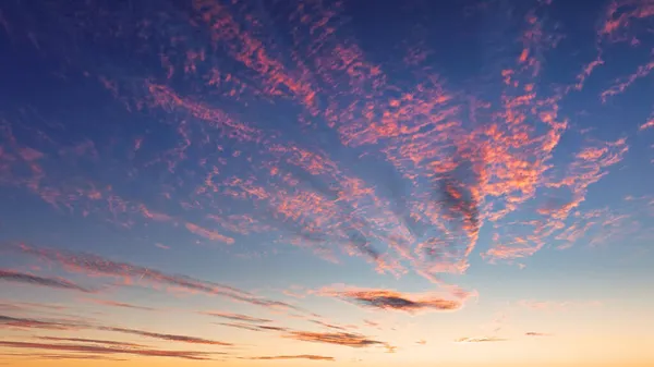 Cielo Atardecer Para Fondo Amanecer Cielo Nube Por Mañana — Foto de Stock