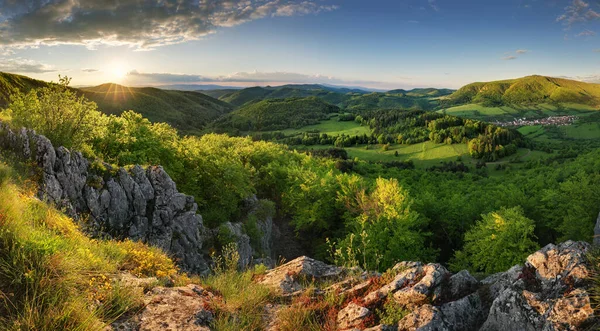Spring Mountain Landscape Slovakia — Zdjęcie stockowe