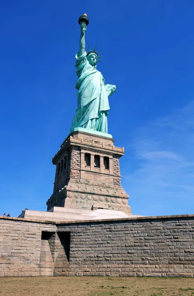 Αμερικανικό Σύμβολο Άγαλμα Της Ελευθερίας Νέα Υόρκη Ηπα — Φωτογραφία Αρχείου