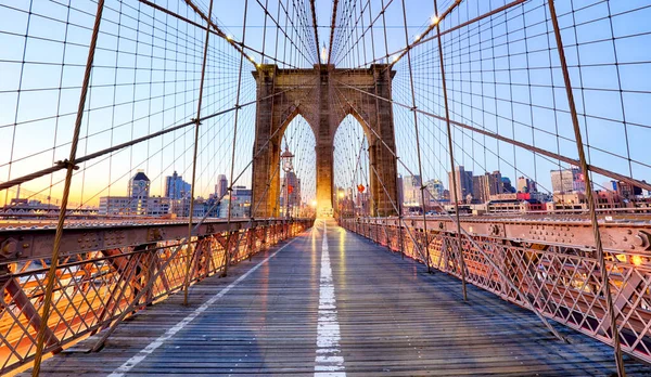 Brooklyn Bridge Nyc Nobody — Stock Photo, Image