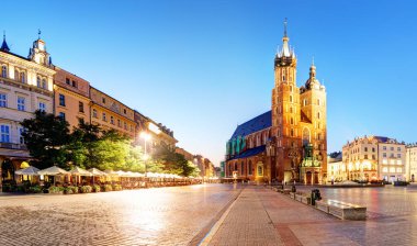 Geceleri Krakow, Polonya