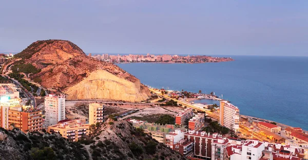 Vista Serra Grossa San Julian Mountain Alicante Espanha — Fotografia de Stock