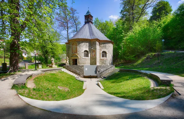 Словакия Историческое Христианское Село Марианка — стоковое фото