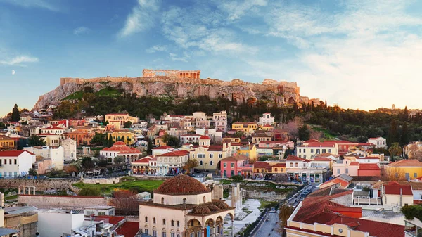 Parthenon Acropolis Atenas Greece Ninguém — Fotografia de Stock