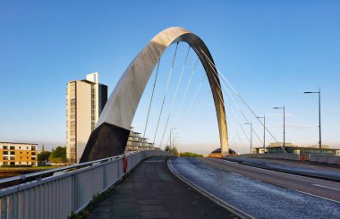 Clyde Arc Glasgow, İskoçya 'da