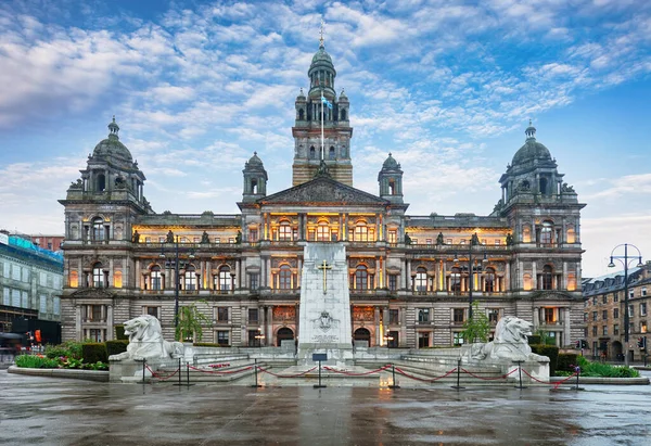 Glasgow City Chambers George Square Glasgow Szkocja — Zdjęcie stockowe